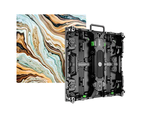 CV Series LED Display with marbled background