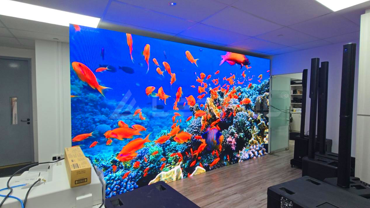 large display in room